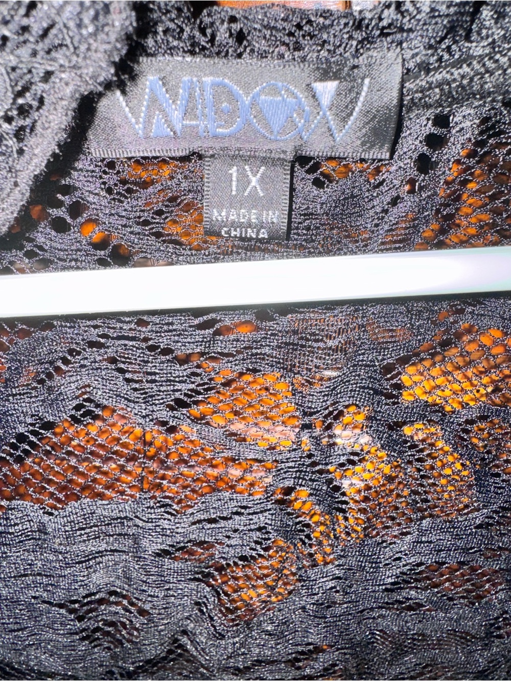 Dolls Kill Widow Black Lace Tie Top - Picture 6 of 8